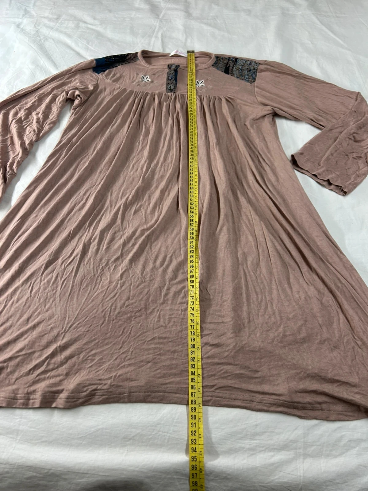 Vestido vintage rosa velvano talla 4XL – photo 6